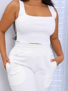 Women Two-Piece Outfits - Rửa nhẹ - Xem 2