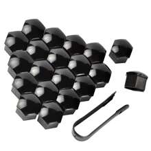 20Pcs Car Wheel Nut Caps Auto Hub Screw Cover 17mm 19mm 21mm Bolt Rims Exterior Decoration Special Socket Protection Dust Proof
