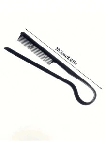 1 Pièce Peigne De Lissage De Cheveux En Forme De V, Convient Pour La Coiffure De Salon Et À Domicile, Pliable Et Facile À Utiliser, Pour La Coupe, Le Démêlage Et Le Lissage