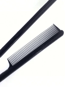 1 Pièce Peigne De Lissage De Cheveux En Forme De V, Convient Pour La Coiffure De Salon Et À Domicile, Pliable Et Facile À Utiliser, Pour La Coupe, Le Démêlage Et Le Lissage