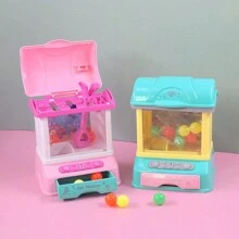 Maquina Para Dulces Emulación Máquina De Pinzas De Bolas Máquina De Juegos Máquina De Caramelos Máquina Del Parque De Atracciones Interactivo Sobre El Hogar Juguetes Educativos Maquina Para Dulces - AMARILLO - Ver 3