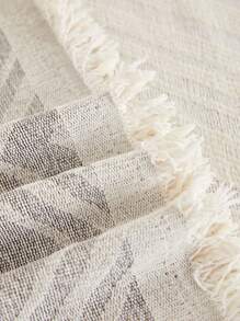 1pc Chenille Modern Anti-Slip Sofa Cover, Minimalist & Fashionable Sofa Throw Blanket, Seat Cushion Cover, Suitable For Sofa, Tablecloth, Picnic Mat, Bedroom, Living Room, Office, Diamond Pattern - White - View 10