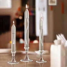 1 Miếng Ly Hình ngọn nến Chân nến , Kính trong suốt Chân nến , Creative Vật trang trí , Dầu Cúp ( Dầu Không bao gồm ) - Trong sáng - Xem 6