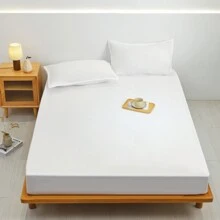3PCS Fitted Sheet Set (1pc Fitted Sheet + 2PCS Pillowcases), Bed Comforter,Bed SheetsCover, Bedding,Solid Color Brushed Fabric, Bedding, Bedroom, High-Quality For Luxury Hotels, Versatile, Classic, Machine Washable, Skin-Friendly And Breathable, Soft And Comfortable