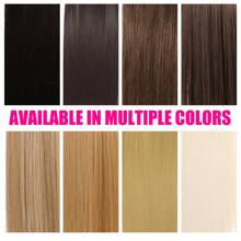 Hair Clip In Volumizers For Adding Volume To Thin Hair, Invisible Synthetic Hair Pieces For Short Straight Hair - Black - View 5