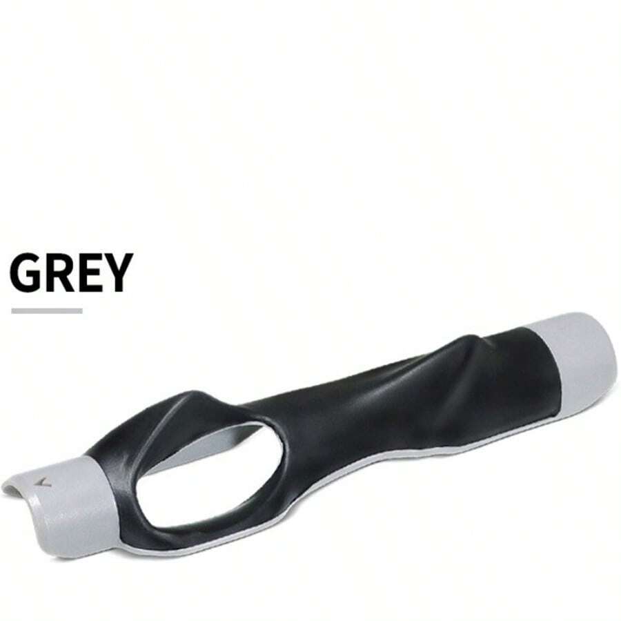 1pc Golf Grip Trainer Attachment Outdoor Golf Swing Trainer Beginner Gesture Alignment Training Aids Correct Training Grip Aid - Grey - View 1