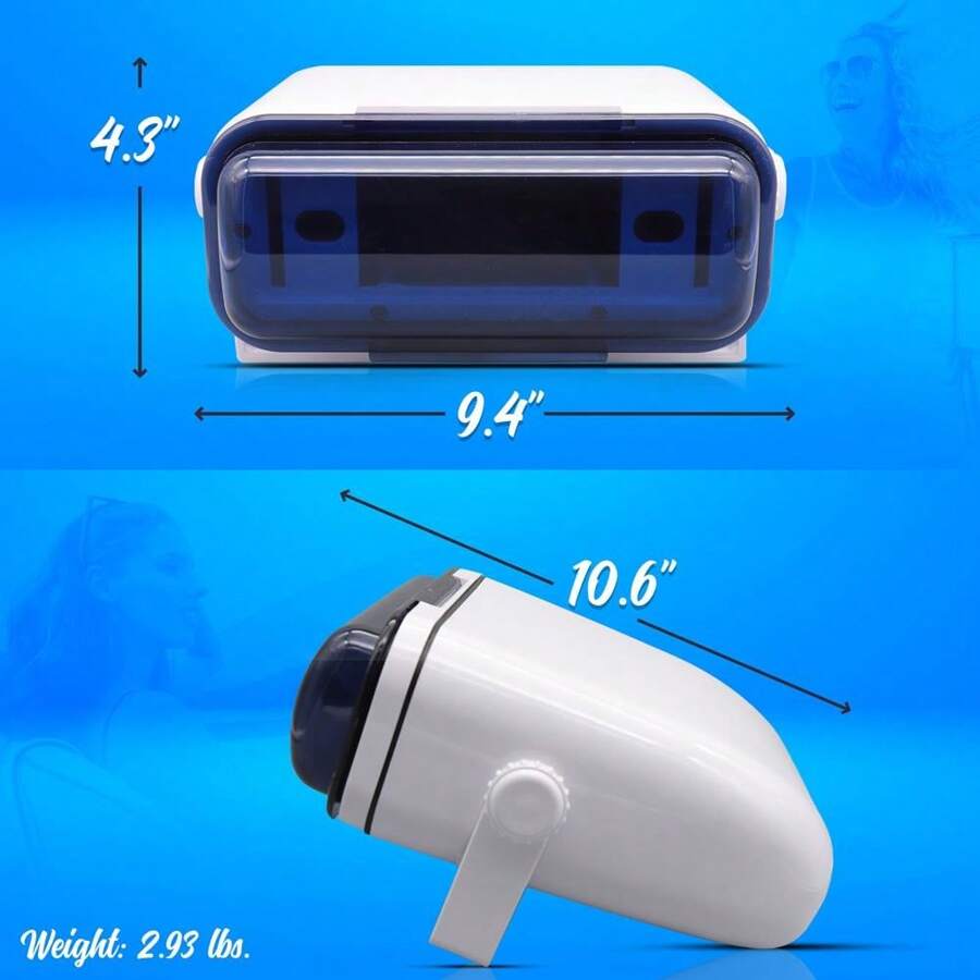 Universal Marine Stereo Housing W/Full Chassis Wired Casing (White) SHEIN USA