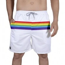 Men Beach Shorts - màu đen - Xem 1