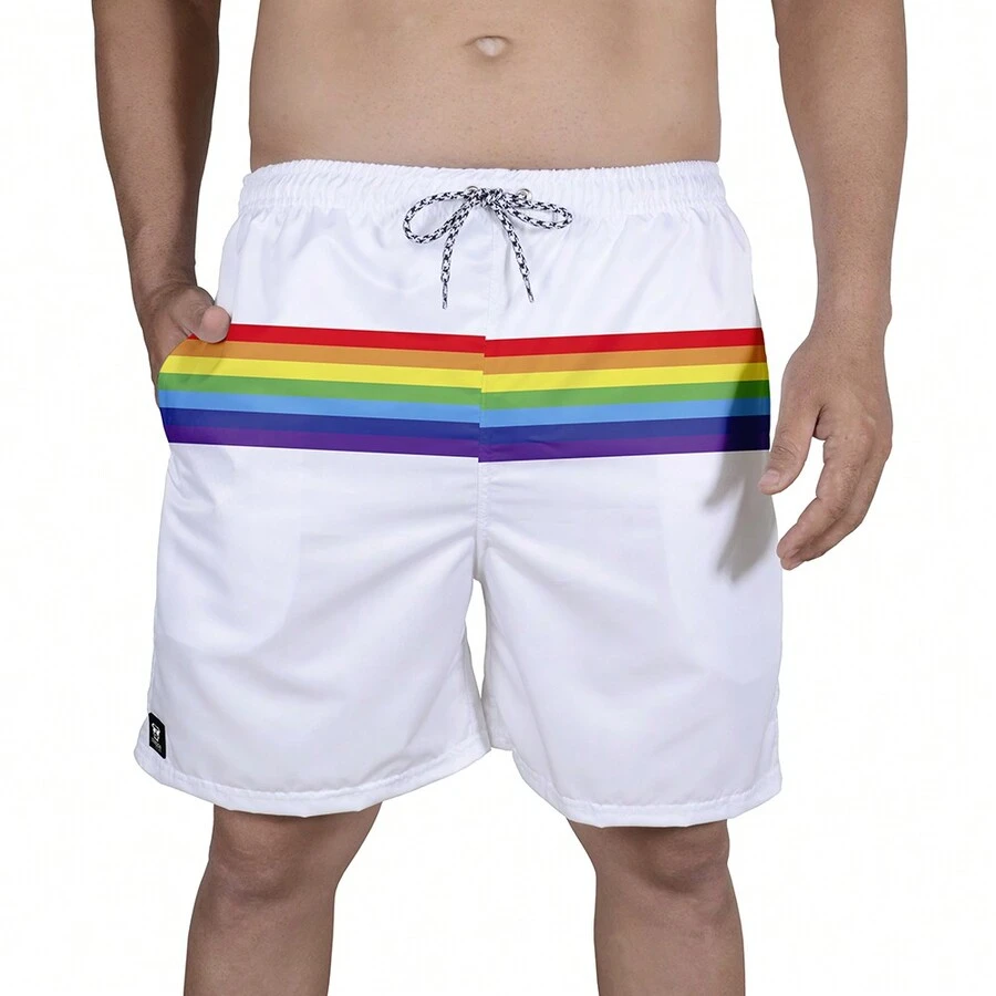 Men Beach Shorts - màu đen - Xem 1