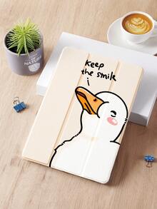 1個可愛的鴨子圖案平板電腦保護殼,附有筆槽,防摔,支援睡眠/喚醒,適用於三星、華為、小米和ipad等 - 彩色 - 查看 4