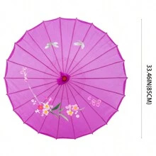 22" Small Size Japanese Chinese Umbrella Parasol For Wedding Parties, Photography, Costumes, Cosplay, Decoration And Other Events - 紫色 - 查看 4