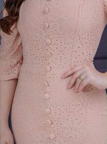 Women Dresses - 粉紅色的 - 查看 5