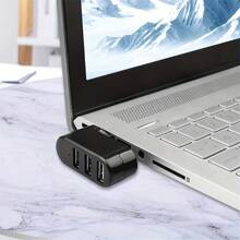 Hub Usb 3.0 De 3 Puertos - Expande, Conecta Y Acelera Tus Dispositivos | Transferencia Rápida, Amplia Compatibilidad Y Diseño Elegante - Negro - Ver 7