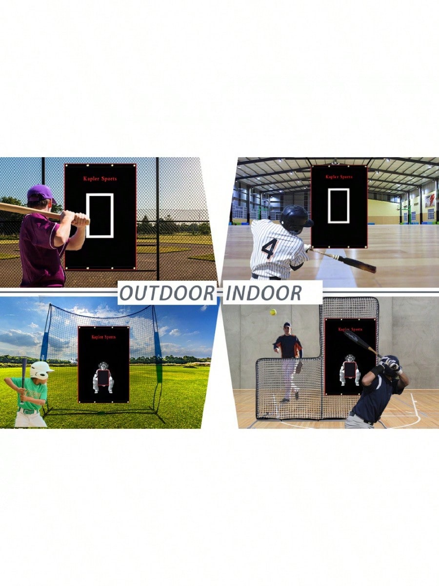 Kapler Batting Cage Backstop Baseball Softball, Vinyl Backstop Batting