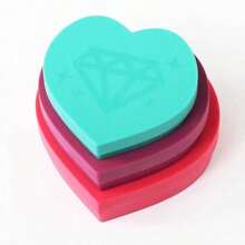 心形鑽石畫托盤收納盒塑料鑽頭板十字繡鑽石畫配件 - as picture - 查看 10