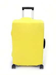 Luggage Cover Stretch Fabric Suitcase Protector Baggage Dust Case Cover Suitable For18-28 Inch Suitcase - Yellow - View 3