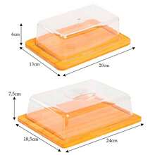 Kit 1 petisqueira com base e 2 cumbucas + 1 manteigueira + 1 porta frios com tampa para servir mesa café da manhã frutas doces pães queijos manteiga pote geladeira cozinha