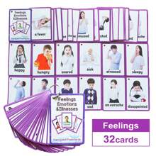 26 Categories Children's Daily Habits, Fruits, Foods, Body Parts English Montessori Flash Cards, Pocket Cards, Educational Learning Toys, Picture Memory Game Cards For Preschool - Multicolor - View 19