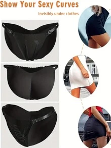 Sports Outdoor One Multicolor Seamless High-Waisted Triangle Women Underwear With Adjustable Butt Lifter And Fake Butt Body Shaper Shapewear Shorts Gym Accessories For Belly Slimming Girdles, Lumbar Girdles For Belly Slimming Corset