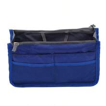 Túi đựng đồ du lịch cầm tay thiết yếu – Túi du lịch cầm tay bằng polyester có nhiều ngăn để dễ dàng cất giữ cho túi đựng đồ du lịch, túi đựng đồ trang điểm, túi đựng mỹ phẩm, túi đựng đồ đi nghỉ, túi đựng đồ trang điểm dung tích lớn, hộp đựng đồ trang điểm, đựng son môi, cọ, đồ chăm sóc da, điện thoại di động, tiền xu, đồ dùng nhỏ, dùng trong nhà, quà tặng, kỳ nghỉ và lễ hội Halloween Giáng sinh đa chức năng, phong cách Boho - Nhiều màu - Xem 11
