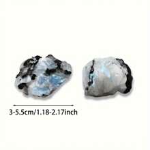1/2/3pcs Natural Moonstone Crystal Raw Stone, Blue Light Seven Chakras Crystal Raw Stone, Aroma Therapy Diffusion Stone, Mineral Specimen Decorative Collection, Healing Gold Rock Aura Crystals, Advanced Jewelry Diy Decoration, Yoga Meditation Crystals, Best Holiday Gift