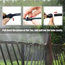 600cm Outdoor Misting System, Patio Cooling System, Fan Cooler, Water Misting Garden Sprinkler, Mist System - Black - View 4