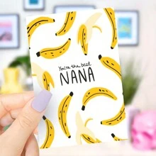 1pc, Funny Nana Mother's Day Greeting Card - Perfect Birthday Or Anniversary Gift For Grandma - Unique And Unusual Small Business Thank You Card - Multicolor - View 4