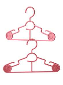 1套易於使用,耐用的兒童衣架,每包5個