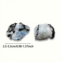 1/2/3pcs Natural Moonstone Crystal Raw Stone, Blue Light Seven Chakras Crystal Raw Stone, Aroma Therapy Diffusion Stone, Mineral Specimen Decorative Collection, Healing Gold Rock Aura Crystals, Advanced Jewelry Diy Decoration, Yoga Meditation Crystals, Best Holiday Gift