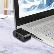 Hub Usb 3.0 De 3 Puertos - Expande, Conecta Y Acelera Tus Dispositivos | Transferencia Rápida, Amplia Compatibilidad Y Diseño Elegante - Negro - Ver 9
