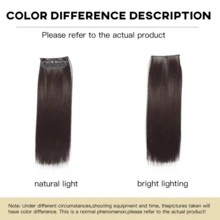 Hair Clip In Volumizers For Adding Volume To Thin Hair, Invisible Synthetic Hair Pieces For Short Straight Hair - Black - View 7