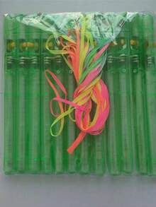 5pcs, LED Color-Changing Glow Stick Transparent Tape String Glow Flash Stick Glow Stick Colorful Water Wave Stick Concert Glow Stick - Pink - View 9