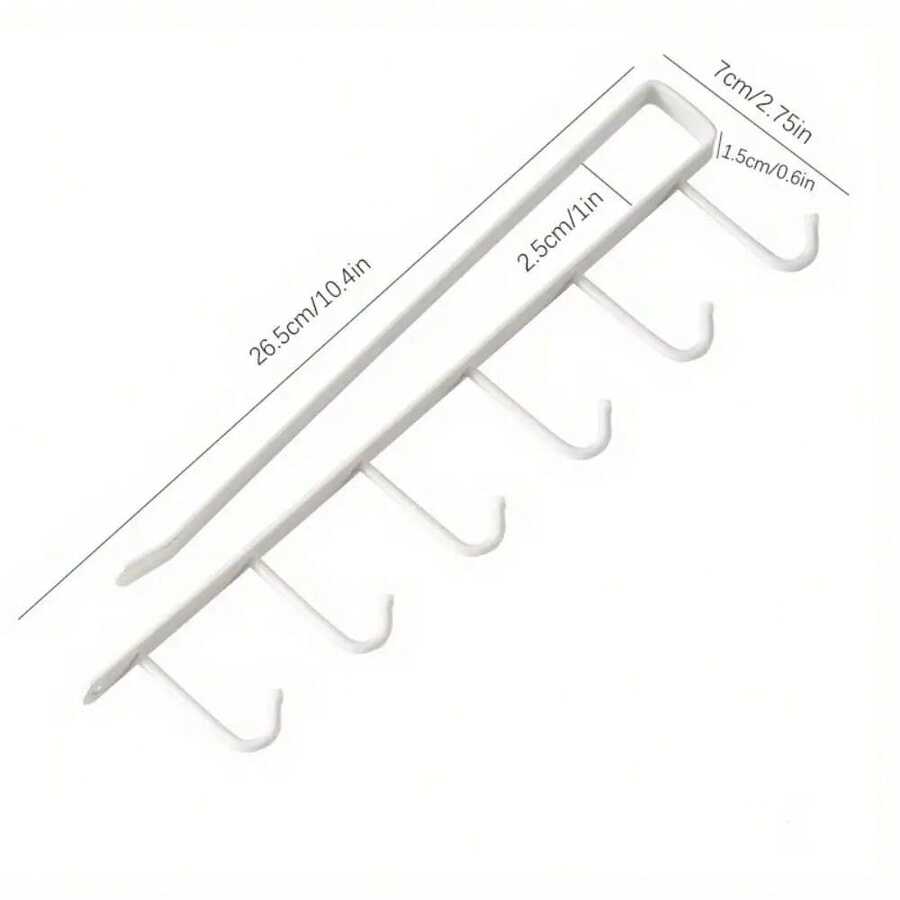 NonDrilling Iron Hanger With 6 Hooks SHEIN USA