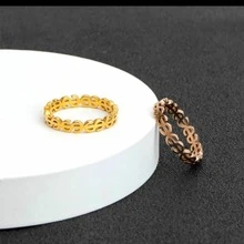 Anillo con diseño de moneda en estilo hip-hop y de moda, con significado de buena suerta, joya creativa tema de dinero para fiestas casuales, de baile y bodas, regalo de San Valentín. Versión coreana de lujo ligero, anillos articulados y de cola creativa para la fortuna, anillo de estilo europeo y americano de punk retro, anillo de calle urbana elegante, regalo de cumpleaños lindo y personal para amigos y mejores amigos - anillo de moneda americana - Ver 4