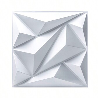 1pc 30*30cm 3d Wall Sticker, Waterproof And Wear-Resistant, Used For White Background Decorative Wall Panel/Wallpaper