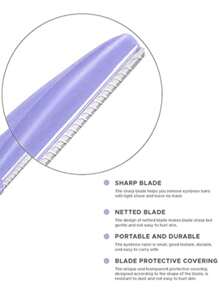 3 件套修眉刀、毛发修剪器、剃须刀和强力工具、带盖面部剃须刀、Dermaplaning 剃须刀工具 | 护肤派对礼品、美发产品和理发沙龙美容旅行必备配件 - 彩色 - 查看 5