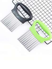 1入組不銹鋼土豆波浪狀切片機 - 彩色 - 查看 10