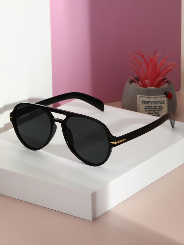 1pc/Pair Leisure & Fashionable Women's Pilot Fashion Glasses Elegant Shades Beach Accessories Beach Accessories For Women Glasses Shades Basics Fall Winter Women Outfits Clothes Business Casual Gifts For Summer Beach Vacation,Outdoor,Travel