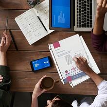 10pcs A4 Size Clear Page Protectors, Fit For 3-Ring Binders - White - View 6