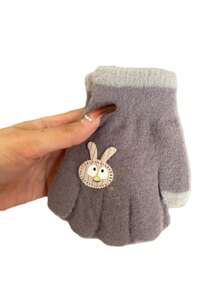 Baby & Kids Gloves - Grey - View 2