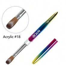 Acryl Nagelbürste 3d Reine Handgefertigte Nagelbürsten Für Acryl Anwendung Professionelle Nagelkunstbürste Nageldetailierungsbürste, Schminkpinsel