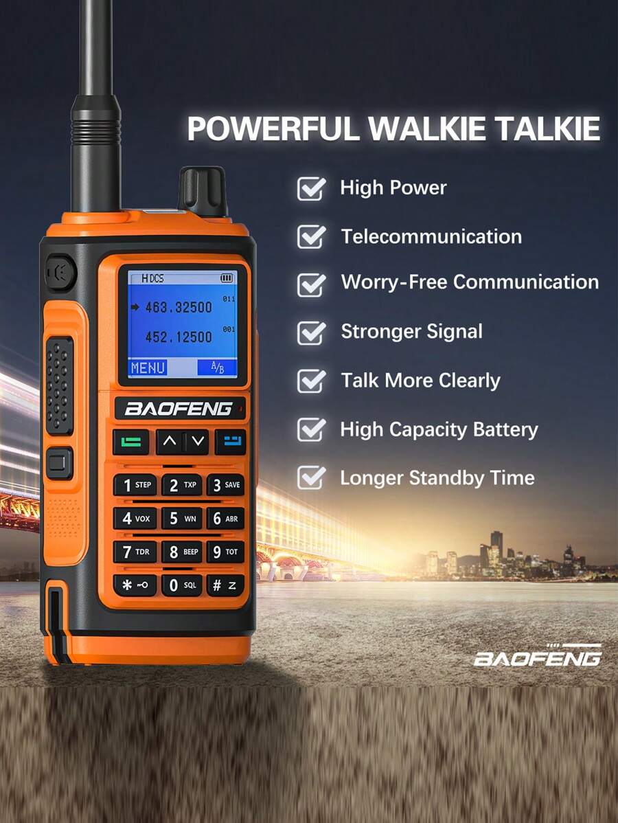 Baofeng Uv17 Walkie Talkie De Larga Distancia De Alcance, Estación