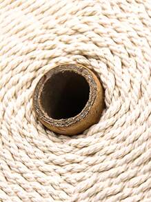 65m/2m 5mm 米色花边绳 绳子 线 手工编织工艺品用品 DIY 编织扭绳 派对家居装饰 - 米色 - 查看 3