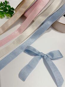 1.5cm Beautiful Gold Ribbon, Perfect For Gift Wrapping, Decorations, Crafts And More, 10 Yards/Roll - Beige - View 4