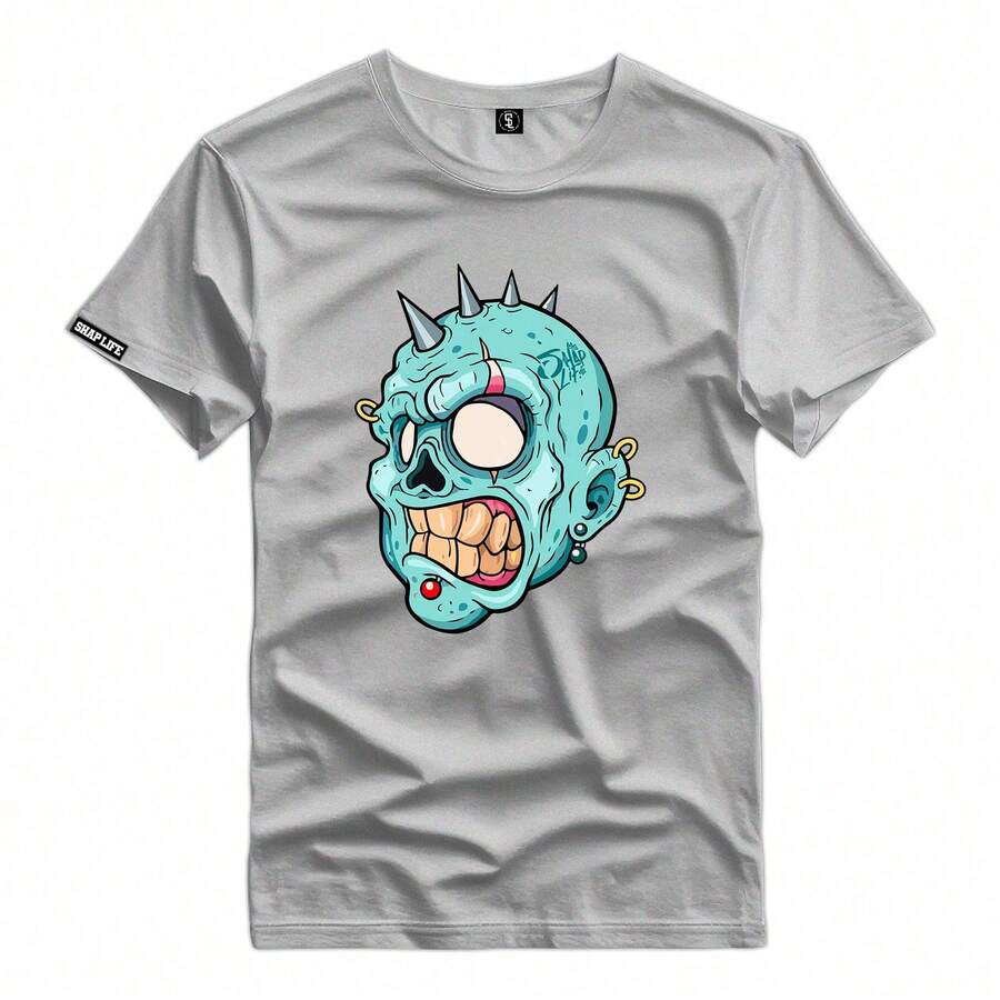 Men T-Shirts - 灰色 - 查看 1