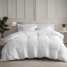 Enchimento De Edredom Para Capa Duvet Queen Macio Com Fibras de Silicone - Branco - Visão 1