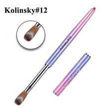 #8-#18 Gradient Kolinsky Acryl Nagelbürste