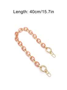 1入組亞克力鏈條多功能肩帶鏈條，手工製作扣式手提包、手機套鏈條，包飾 - 彩色 - 查看 4