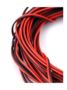 5 Meter 22AWG Electrical Wire, 2 Core Black Red Wire Cable, Extension Wire Cable, For Car LED Strip Light - Black - View 3