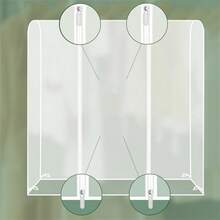 1個衣物保護蓋,輕便掛衣櫃收納袋半透明防塵防水掛衣衣物收納袋 - 無色 - 查看 10